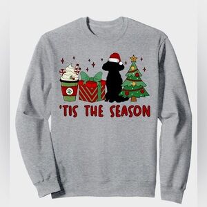 New -Black Dog ‘Tis the season 
2XL long sleeve Cotton sweatshirt